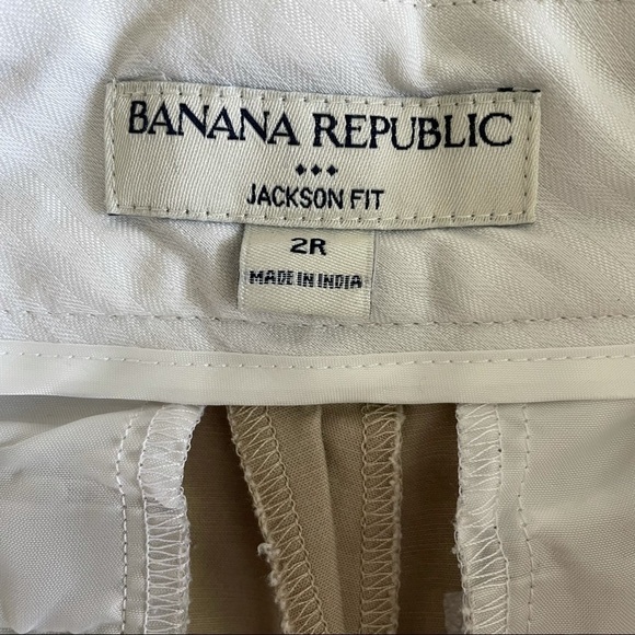 Banana Republic Jackson Fit Wide Leg Khaki Pants - Picture 9 of 10